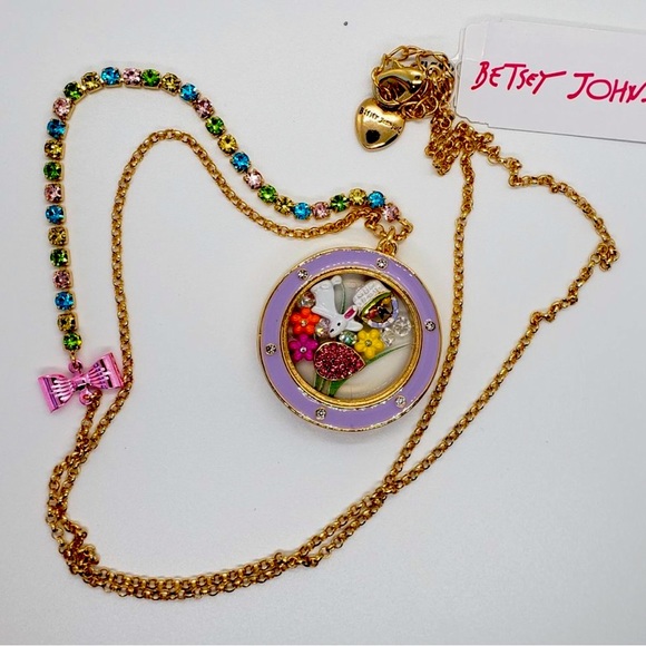 New Betsey Johnson Time to Groom Necklace - Picture 16 of 17